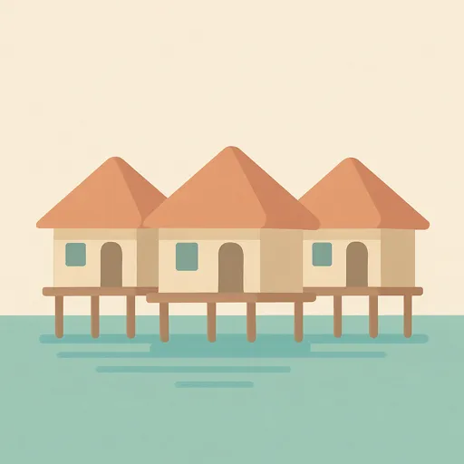Overwater bungalows
